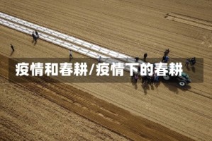 疫情和春耕/疫情下的春耕