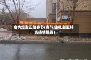 疫情爆发正值春节(春节期间,新冠肺炎疫情爆发)