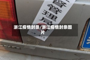 浙江疫情封条/浙江疫情封条图片