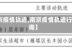 【南京疫情轨迹,南京疫情轨迹行程查询】