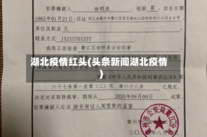 湖北疫情红头(头条新闻湖北疫情)