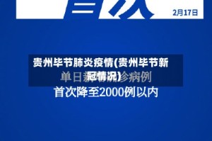 贵州毕节肺炎疫情(贵州毕节新冠情况)