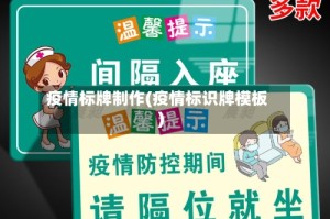 疫情标牌制作(疫情标识牌模板)