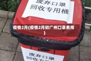 疫情2月(疫情2月初广州口罩费用)