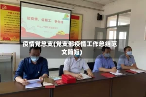 疫情党总支(党支部疫情工作总结范文简短)
