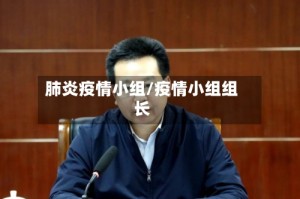 肺炎疫情小组/疫情小组组长