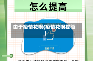 由于疫情花呗(疫情花呗提额)