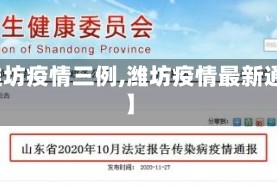 【潍坊疫情三例,潍坊疫情最新通报】