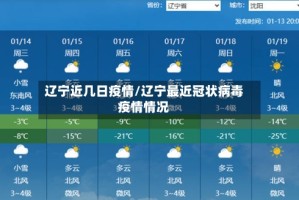 辽宁近几日疫情/辽宁最近冠状病毒疫情情况
