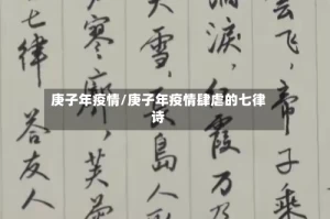 庚子年疫情/庚子年疫情肆虐的七律诗