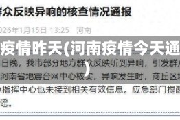 河南疫情昨天(河南疫情今天通报)