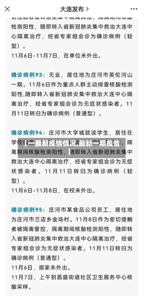 【一最新疫情情况,最新一期疫情】-第1张图片