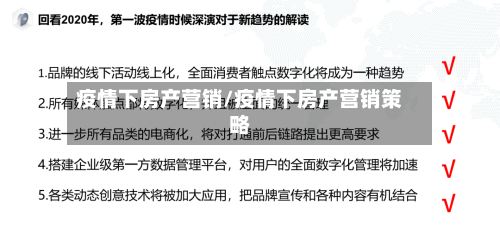 疫情下房产营销/疫情下房产营销策略-第1张图片