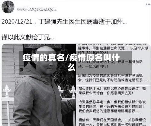 疫情的真名/疫情原名叫什么-第1张图片