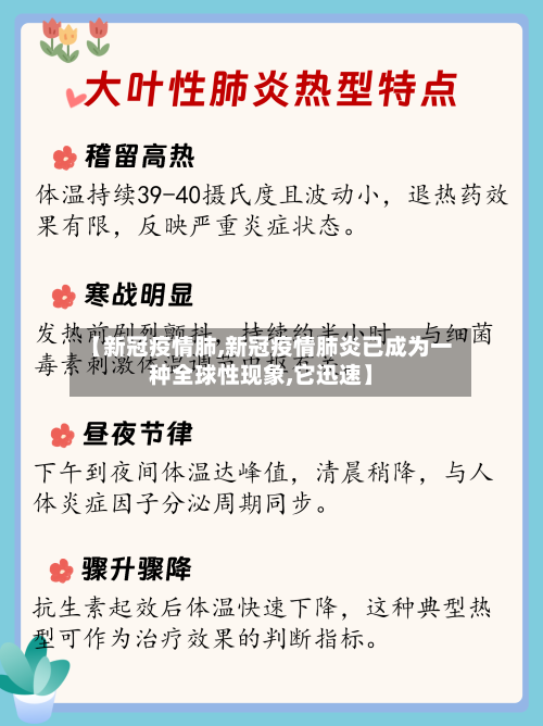 【新冠疫情肺,新冠疫情肺炎已成为一种全球性现象,它迅速】-第1张图片