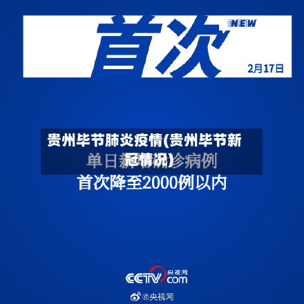 贵州毕节肺炎疫情(贵州毕节新冠情况)-第1张图片