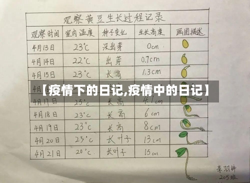 【疫情下的日记,疫情中的日记】-第2张图片