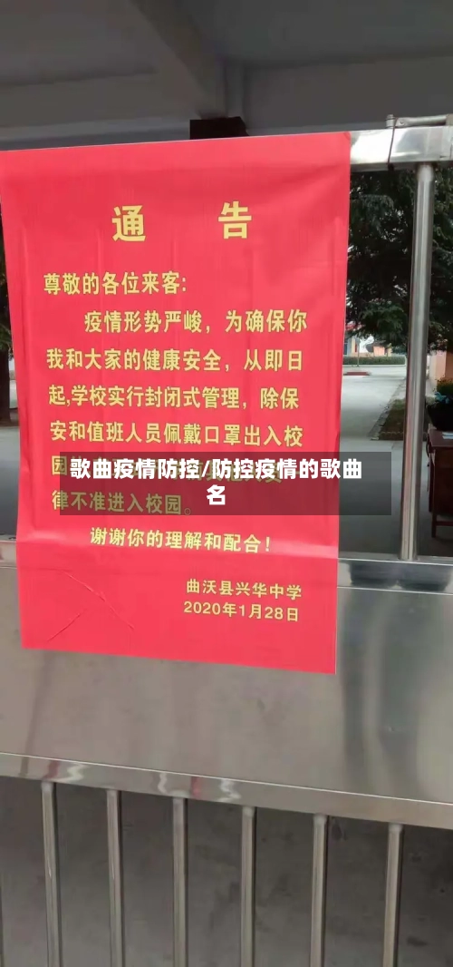 歌曲疫情防控/防控疫情的歌曲名-第2张图片