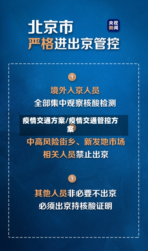 疫情交通方案/疫情交通管控方案-第1张图片