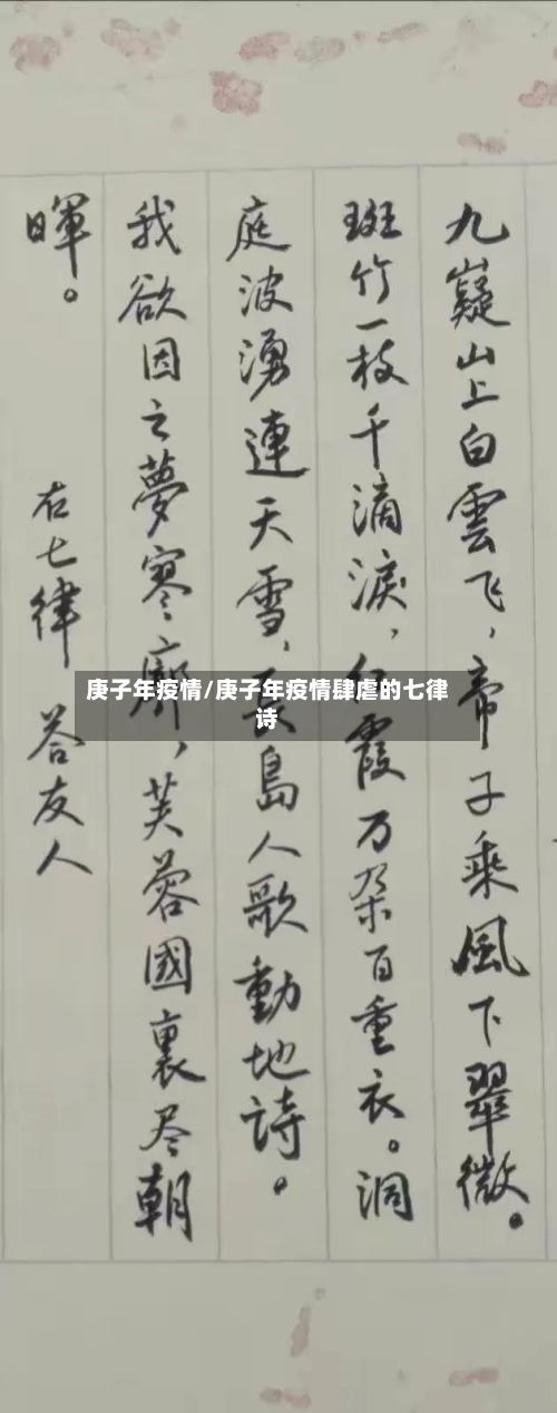 庚子年疫情/庚子年疫情肆虐的七律诗-第1张图片